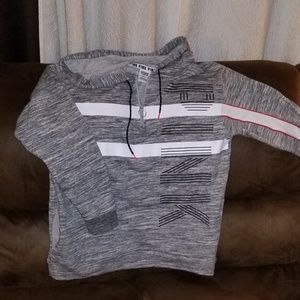 Comfy hooded quarter-zip sweatshirt ***New w/tags